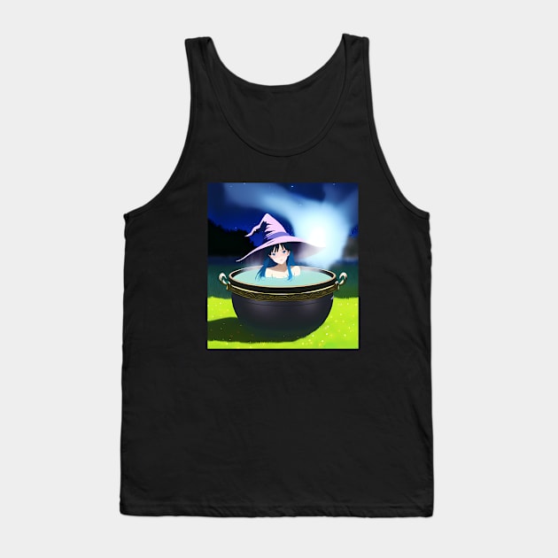 Cauldron Witch Tank Top by Manzo Carey